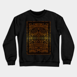 Gold sugar skull Crewneck Sweatshirt